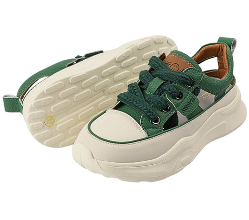 Pantofi sport, dama, ADA SHOES, 208 verde, piele naturala