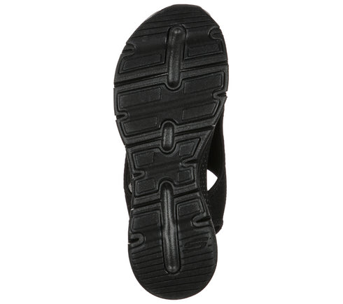 Sandale sport, dama, SKECHERS ARCH FIT- CITY CATCH 119236-BBK negru, textil