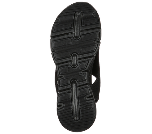 Sandale sport, dama, SKECHERS ARCH FIT- CITY CATCH 119236-BBK negru, textil