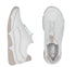 Pantofi sport, dama, RIEKER, ANTISTRESS, 45969-80 alb, piele ecologica