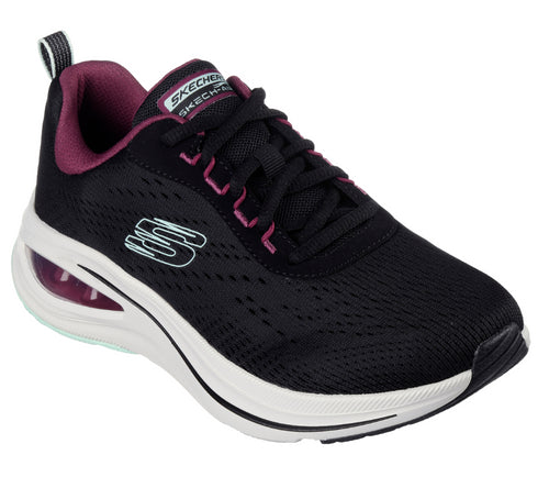 Pantofi sport, dama, SKECHERS SKECH AIR META AIRED OUT 150131-BKMT negru, textil