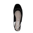 Pantofi casual, dama, RIEKER, ANTISTRESS, 43457-00 negru, piele intoarsa, cu toc