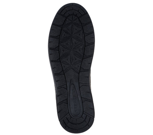 Ghete sport, barbati, SKECHERS GARLAN - DENO, 205235-BLK negru, piele ecologica