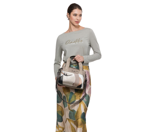 Poseta casual, dama, ANEKKE 42751-177, bej, piele ecologica