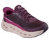 Pantofi sport, dama, SKECHERS SLIP-INS MAX CUSHIONING GLIDE STEP 129404-BURG bordo, textil