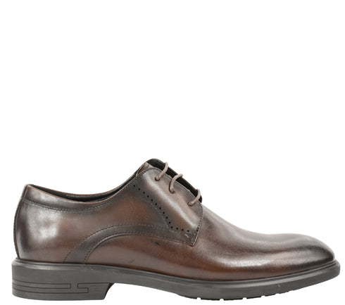 Pantofi eleganti, barbati, ELDEMAS, TKH3365 maro, piele naturala