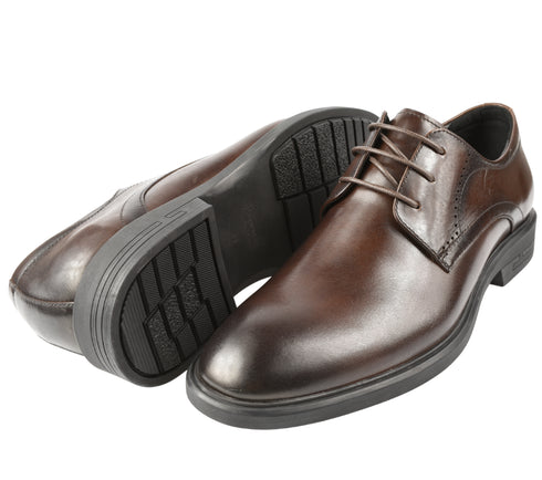 Pantofi eleganti, barbati, ELDEMAS, TKH3365 maro, piele naturala