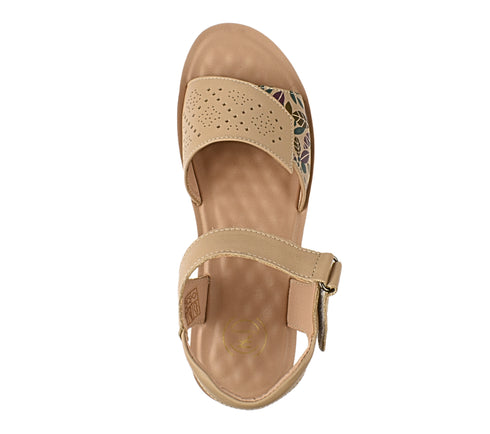 Sandale casual, dama, FORMAZIONE, 27-10 bej, piele naturala