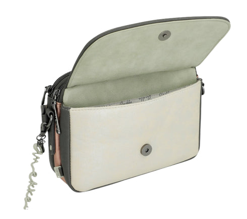 Poseta casual, dama, ANEKKE 42623-349, bej, piele ecologica