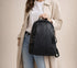 Rucsac casual, dama, ADA SHOES, 7777, negru, piele naturala