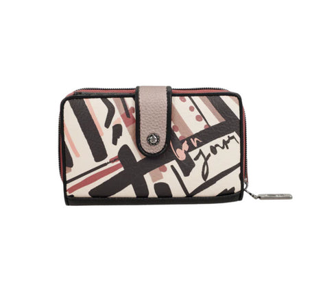 Portofel casual, dama, ANEKKE 41809-909, maro, piele ecologica