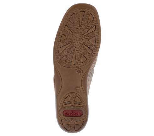 Pantofi casual, dama, RIEKER, ANTISTRESS, 41399-92 multicolor, piele ecologica