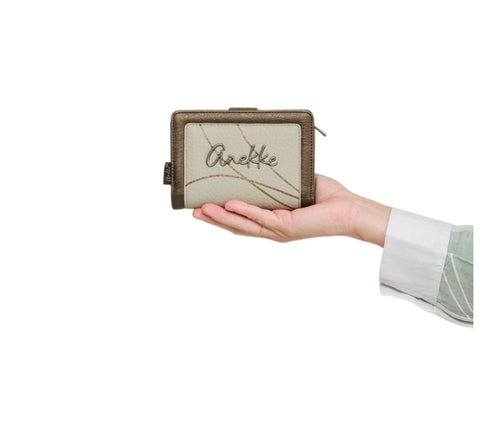 Portofel casual, dama, ANEKKE 42639-902, bej, piele ecologica