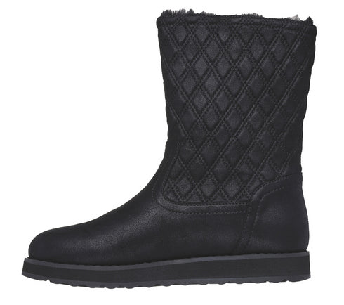 Ghete sport, dama, SKECHERS KEEPSAKES 2.0 MORNING WALKS, 167675-BBK, negru, textil