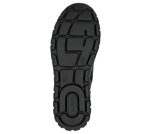 Ghete casual, dama, RIEKER ANTISTRESS, N1331-00 negru, piele naturala