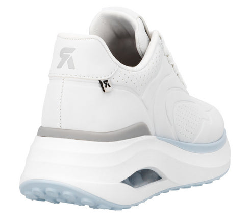 Pantofi sport, dama, RIEKER MEMOSOFT, W2700-80 alb, piele ecologica