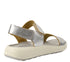 Sandale casual, dama, IMAC, 757081 argintiu, piele naturala