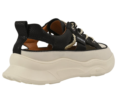 Pantofi sport, dama, ADA SHOES, 208 negru, piele naturala