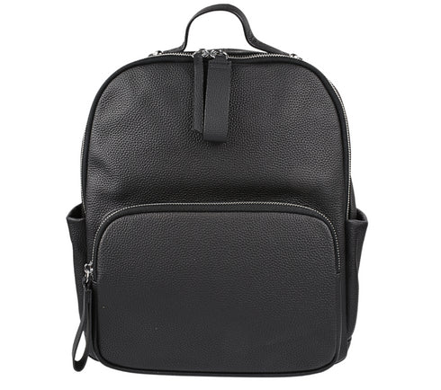 Rucsac casual, dama, ADA SHOES, 79719, negru, piele naturala