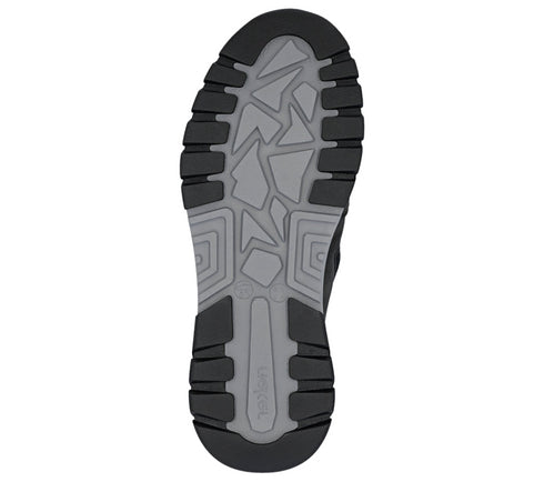 Ghete sport, barbati, RIEKER ANTISTRESS, B9300-00 negru, piele ecologica