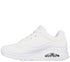 Pantofi sport, dama, SKECHERS Uno Stand On Air 73690-W alb, piele ecologica