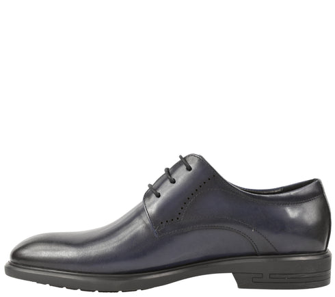 Pantofi eleganti, barbati, ELDEMAS, TKH3365 bleumarin, piele naturala