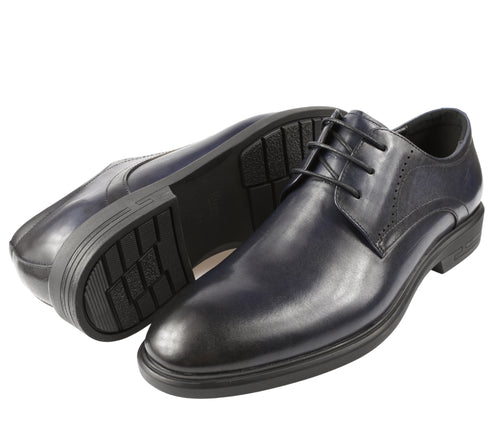 Pantofi eleganti, barbati, ELDEMAS, TKH3365 bleumarin, piele naturala