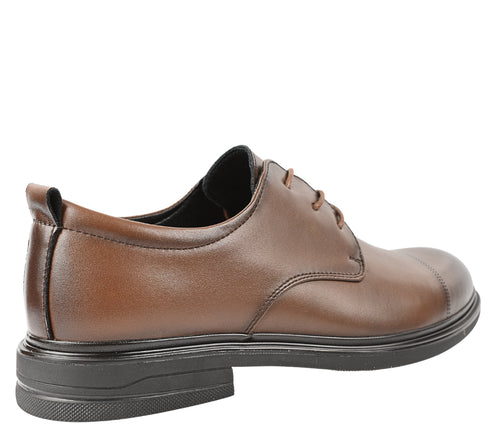 Pantofi casual, barbati, MELS, D17201 maro, piele naturala