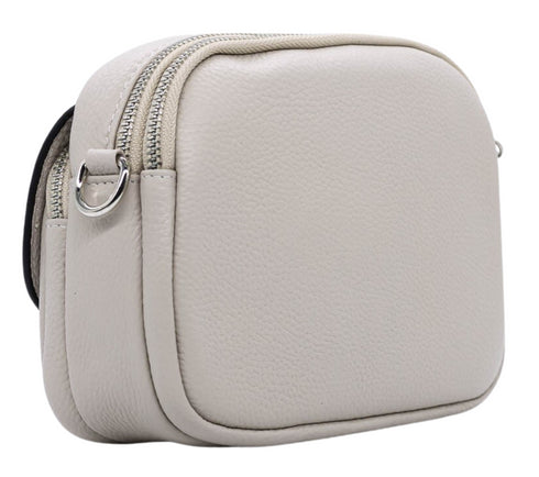 Poseta casual, dama, ADA SHOES, 8860, gri, piele naturala