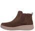 Ghete sport, dama, SKECHERS ARCH FIT LAGUNA - HARVEST MOONS 159095-CHOC maro, piele intoarsa