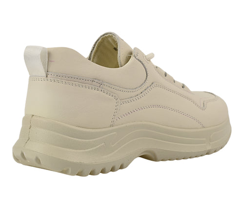 Pantofi sport, dama, ADA SHOES, N503 crem, piele naturala