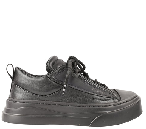 Pantofi sport, barbati, FRANCO GERARDO, 9218 negru, piele naturala