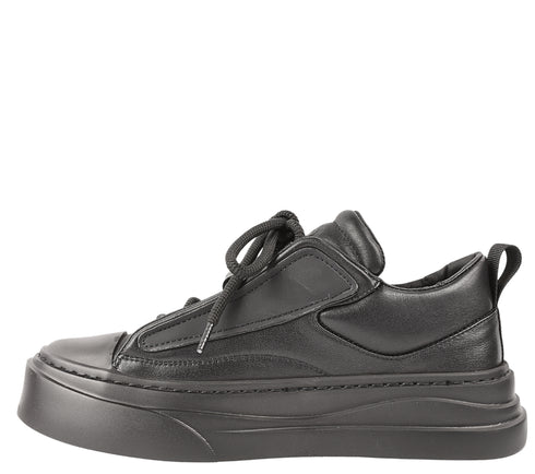 Pantofi sport, barbati, FRANCO GERARDO, 9218 negru, piele naturala