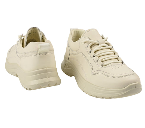 Pantofi sport, dama, ADA SHOES, N503 crem, piele naturala