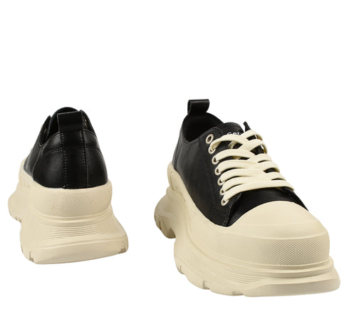 Pantofi sport, dama, FRANCO GERARDO, 9921 negru, piele naturala