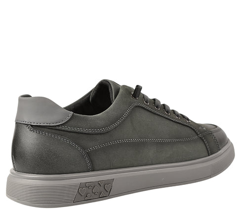 Pantofi sport, barbati, MELS, 10385 gri, piele naturala