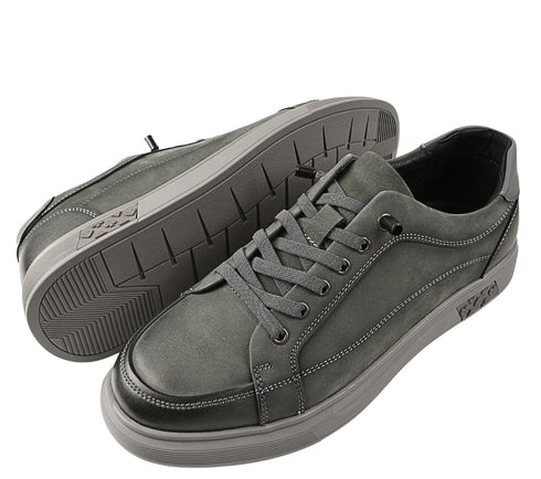 Pantofi sport, barbati, MELS, 10385 gri, piele naturala