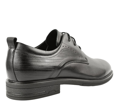 Pantofi casual, barbati, OTTER, E670004A negru, piele naturala