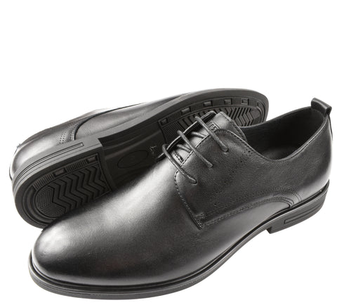 Pantofi eleganti, barbati, OTTER, E650033A negru, piele naturala