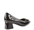 Pantofi eleganti, dama, ADA SHOES, 0059-15 negru, piele lacuita, cu toc