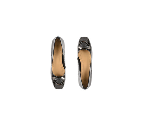 Pantofi eleganti, dama, ADA SHOES, 0059-15 negru, piele lacuita, cu toc