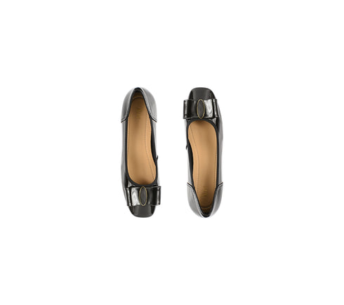 Pantofi eleganti, dama, ADA SHOES, 22163-30 negru, piele lacuita, cu toc