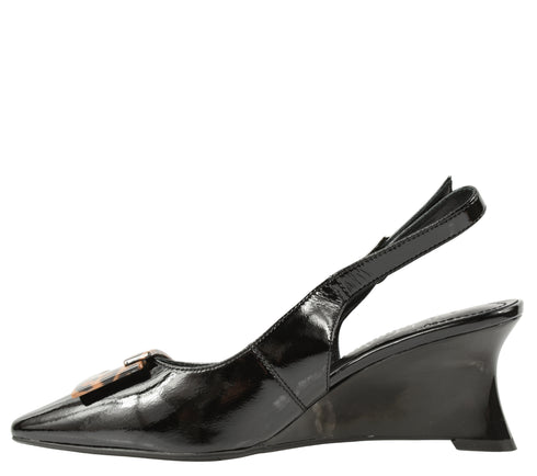 Pantofi eleganti, dama, EPICA, Z922A921-D25-ZP170, Negru, piele lacuita, toc