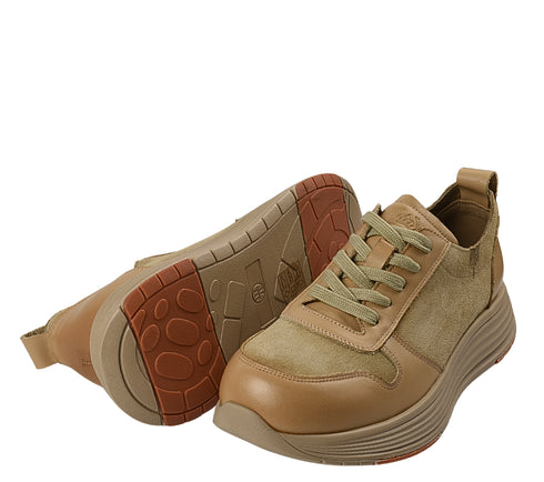 Pantofi sport, dama, ADA SHOES, 16-2 bej, piele naturala