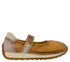 Espadrila sport, dama, ADA SHOES, KM9205 galben, piele nabuc
