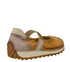 Espadrila sport, dama, ADA SHOES, KM9205 galben, piele nabuc