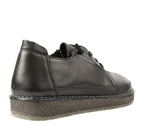 Pantofi casual, dama, FORMAZIONE, 22267621 negru, piele naturala
