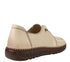 Pantofi casual, dama, FORMAZIONE, KM 327 crem, piele naturala
