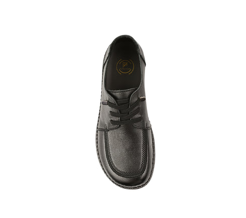 Pantofi casual, dama, FORMAZIONE, KM 327 negru, piele naturala