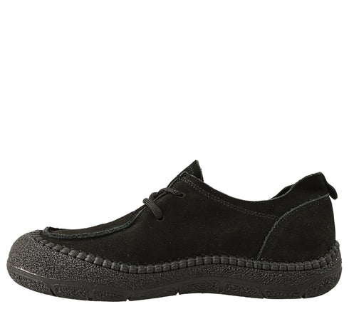 Pantofi casual, dama, FORMAZIONE, KM 5169 negru, piele nabuc